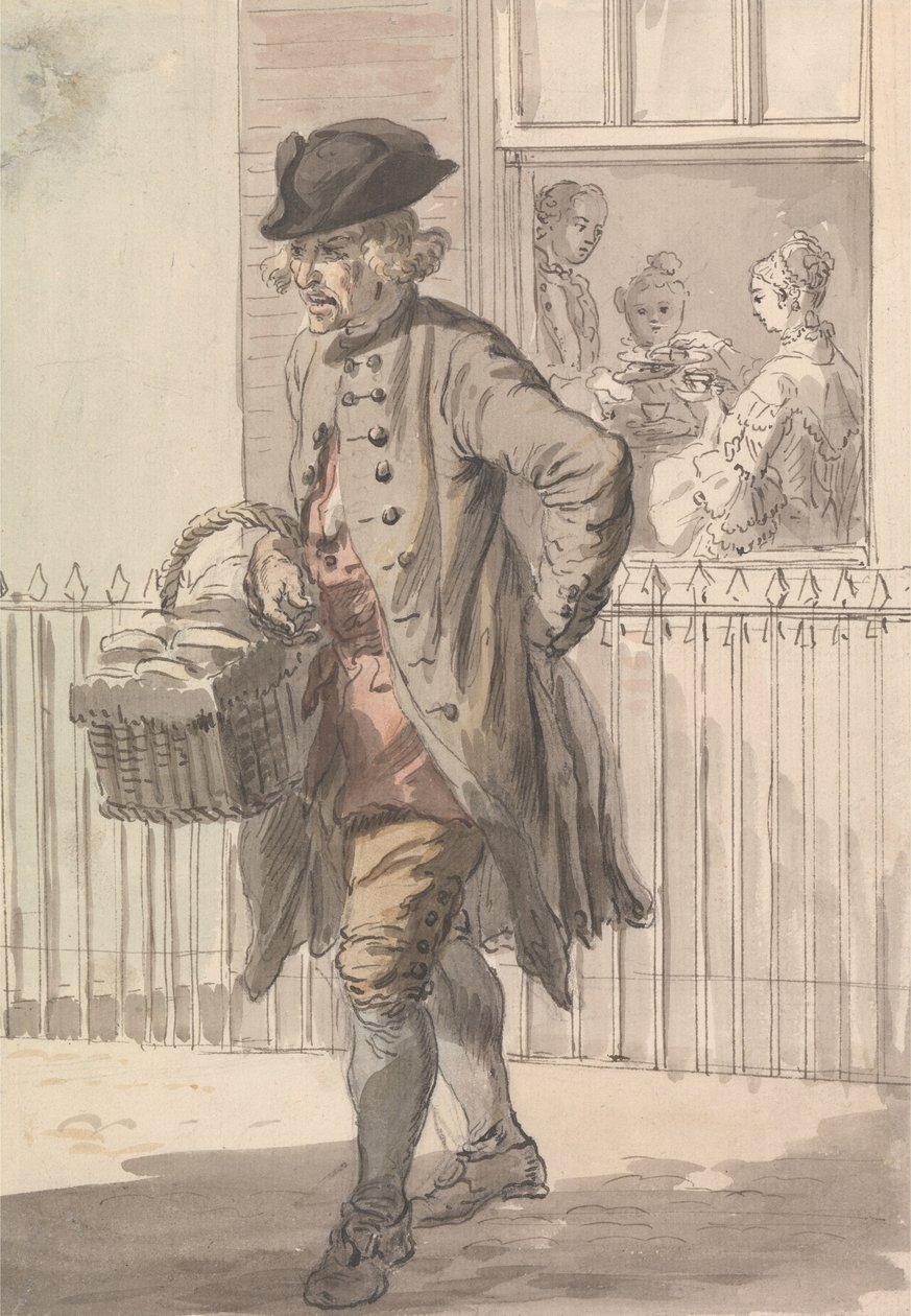 London sír- Muffinember alkotó: Paul Sandby