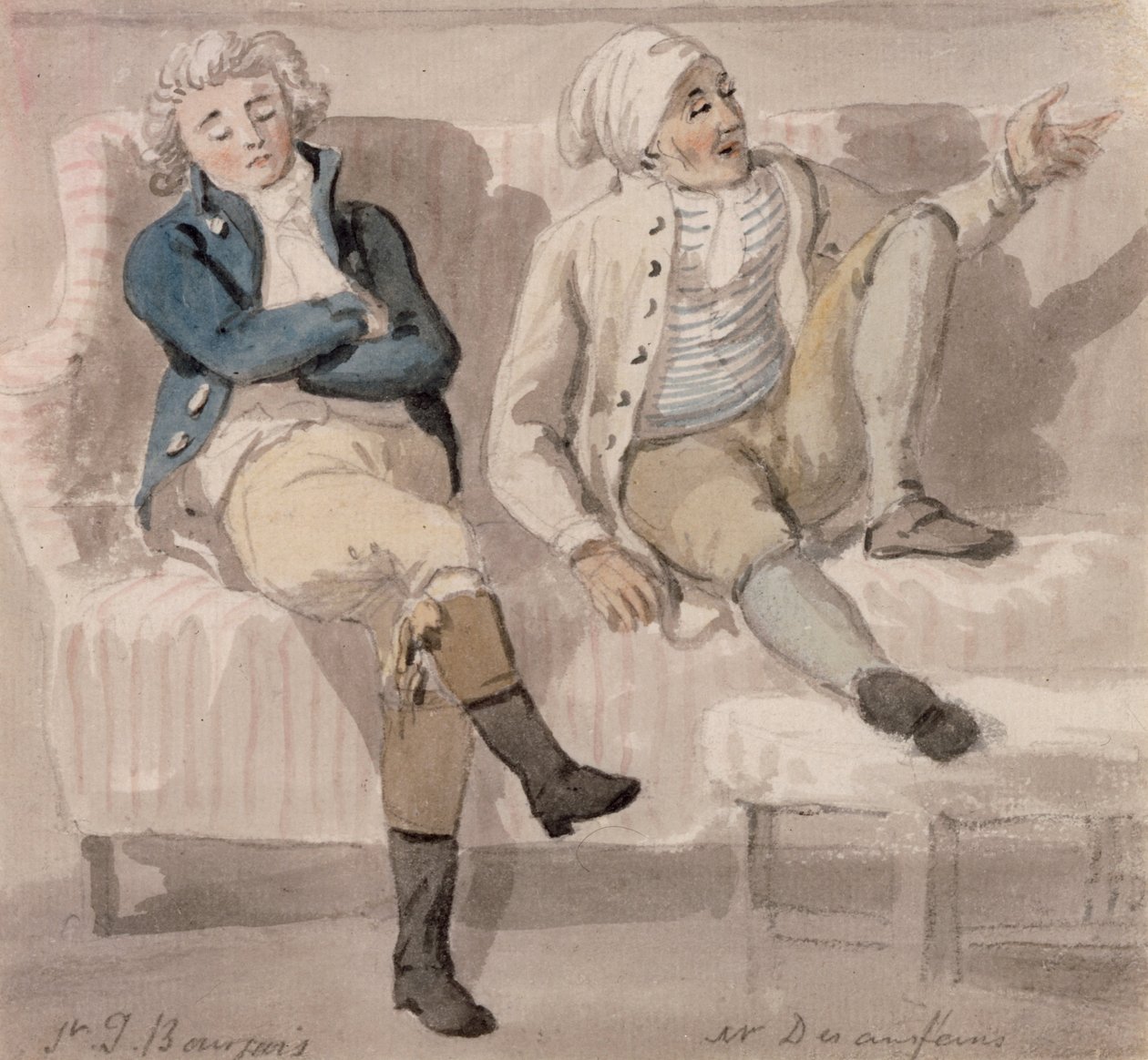 Noel Desenfans és Sir Francis Bourgeois alkotó: Paul Sandby