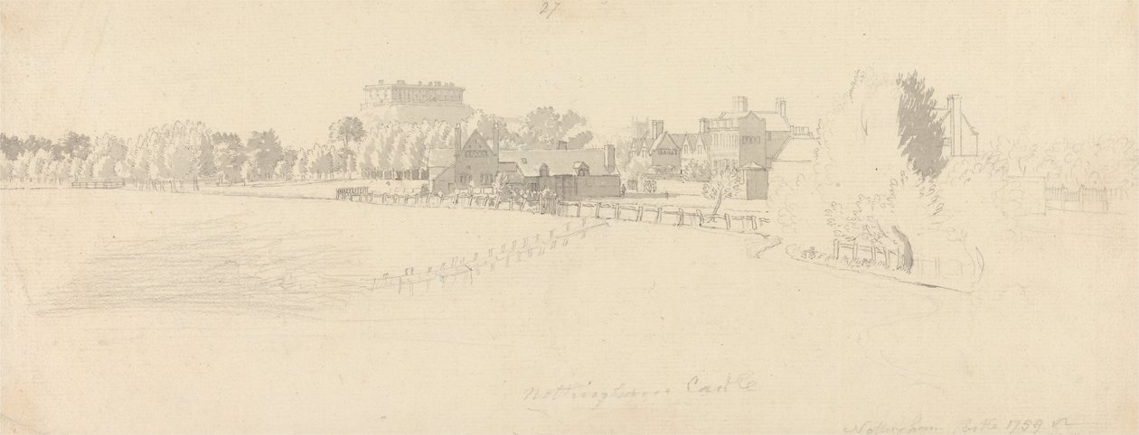Nottingham kastély alkotó: Paul Sandby
