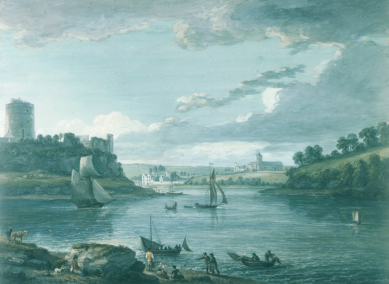 Pembroke kastély alkotó: Paul Sandby