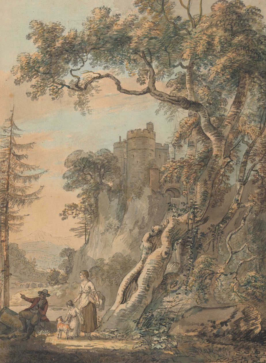 Romantikus táj alkotó: Paul Sandby