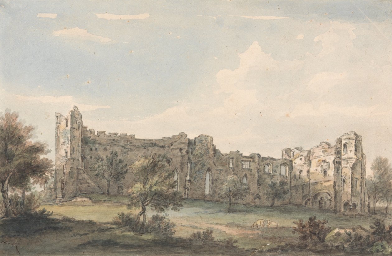 A Newark -kastély romjai alkotó: Paul Sandby