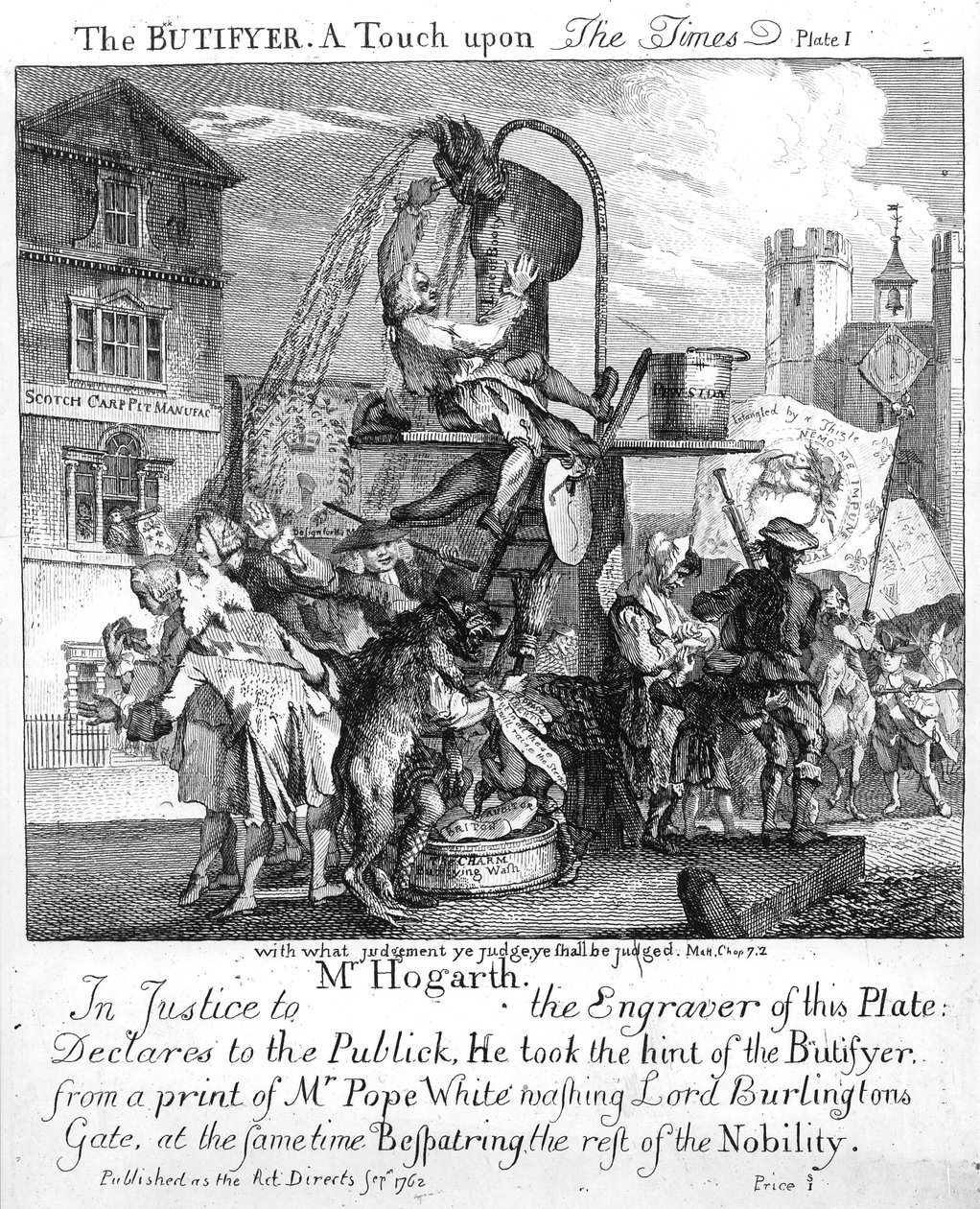 The Butifyer, A Touch on the Times, 1762 alkotó: Paul Sandby