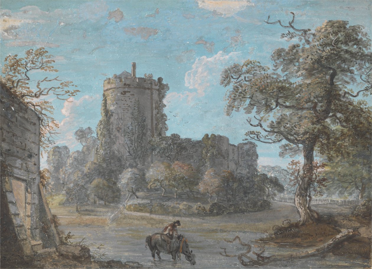 A Chepstow kastély bejárata alkotó: Paul Sandby