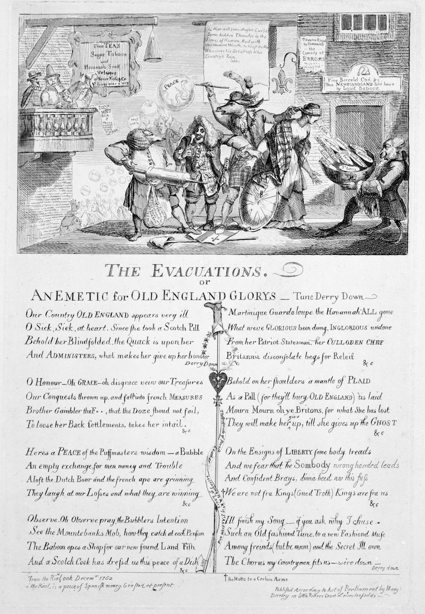 Az evakuálások, avagy egy émelyítő a régi Anglia dicsőségére, 1762 alkotó: Paul Sandby