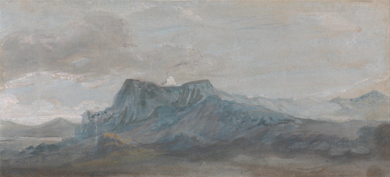 Walesi hegyi tanulmány alkotó: Paul Sandby