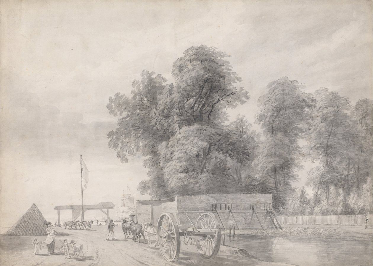 Woolwich Warren alkotó: Paul Sandby