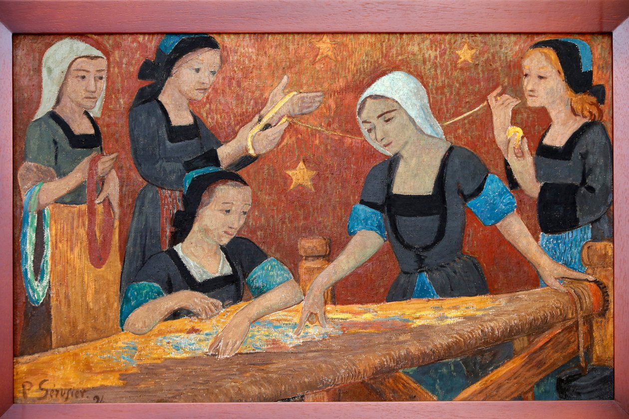 A kárpit, az öt takács, 1924 alkotó: Paul Sérusier