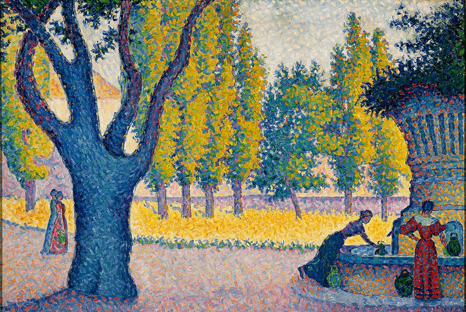 Saint Tropez. Licesn -kút alkotó: Paul Signac