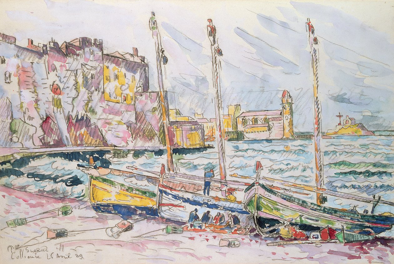 Collioure, 1929 alkotó: Paul Signac
