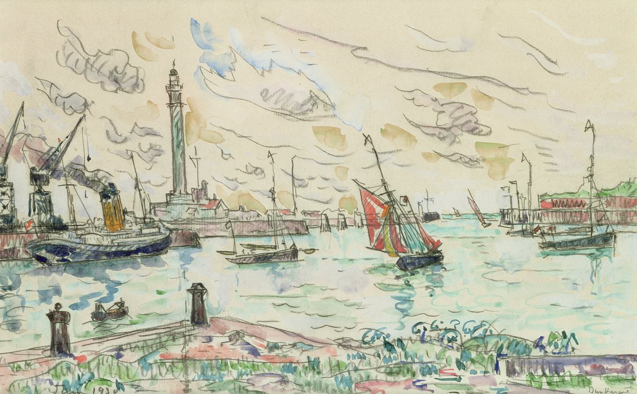 Dunkerque, 1930 alkotó: Paul Signac