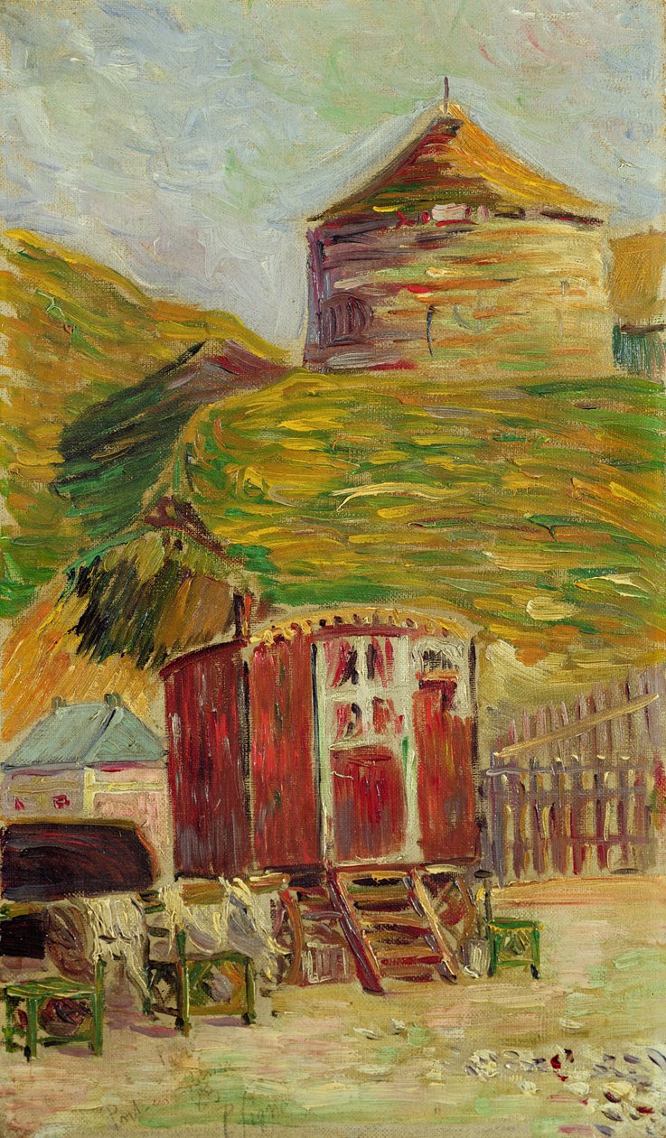 Cigányok Port-en-Bessinben, 1883 alkotó: Paul Signac