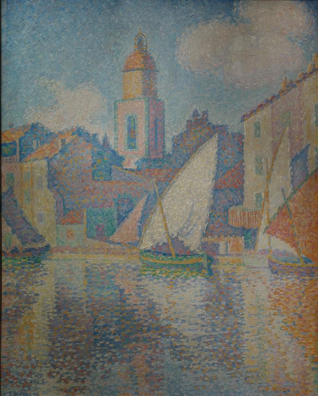 Saint-Tropez templomtorony alkotó: Paul Signac