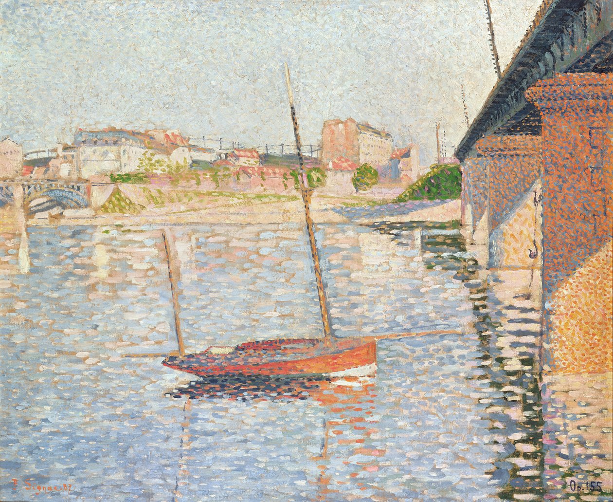 The Clipper, Asnieres, 1887 alkotó: Paul Signac