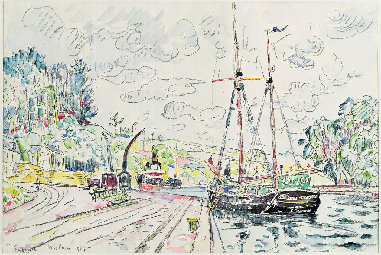 Morlaix, 1927 alkotó: Paul Signac