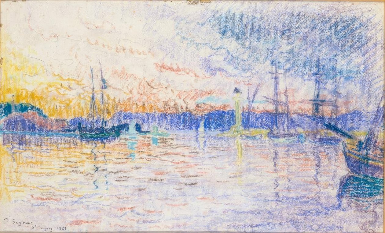 Saint Tropez alkotó: Paul Signac