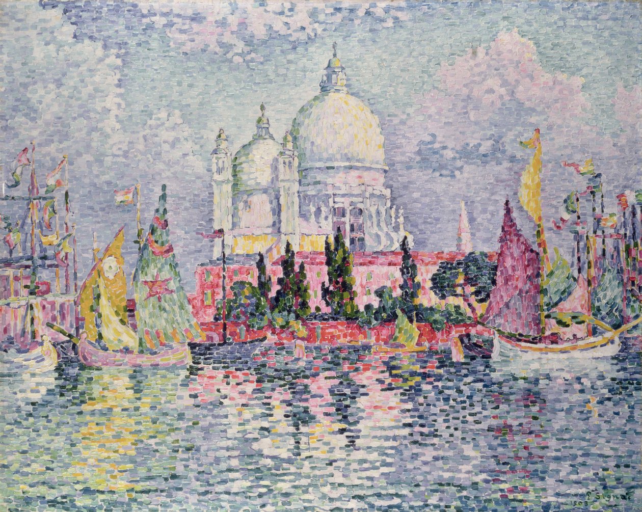 Santa Maria della Salute, 1908 alkotó: Paul Signac