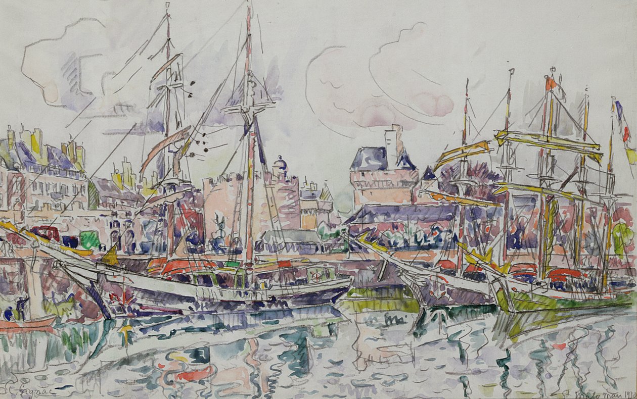 Utca. Malo, 1930 alkotó: Paul Signac