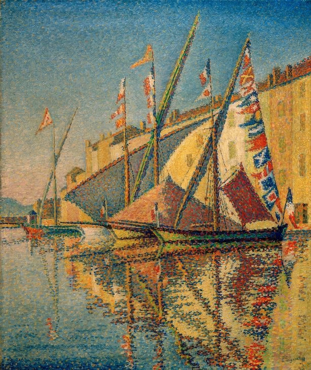 Lobogós tartánok alkotó: Paul Signac