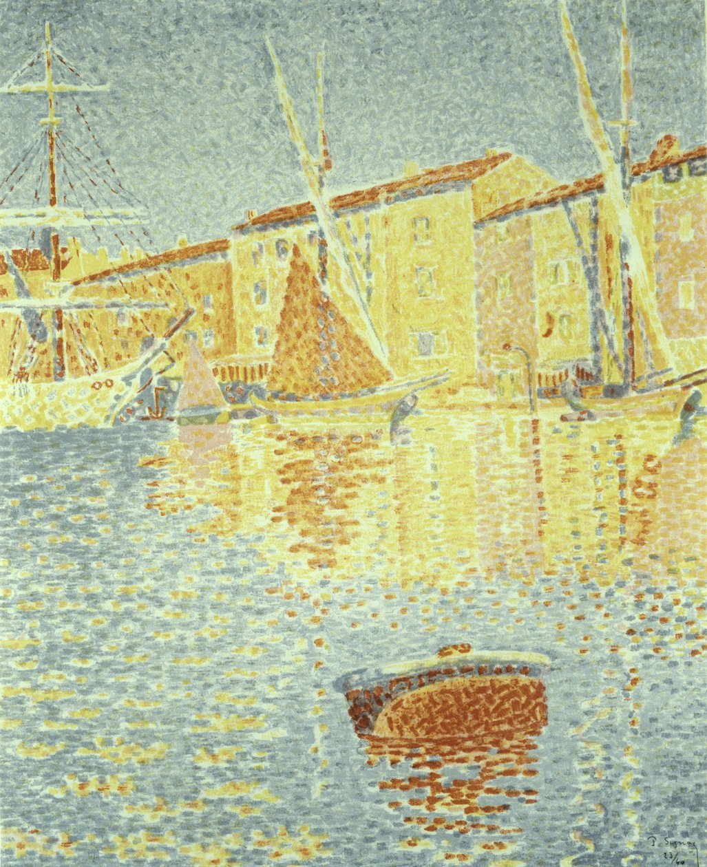 A bója, 1894 alkotó: Paul Signac