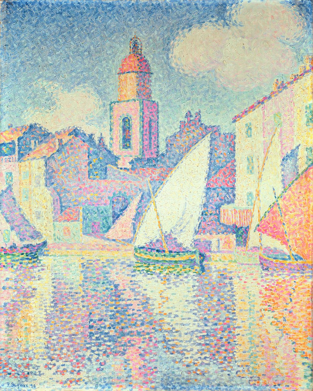 Az óratorony St. Tropezben, 1896 alkotó: Paul Signac
