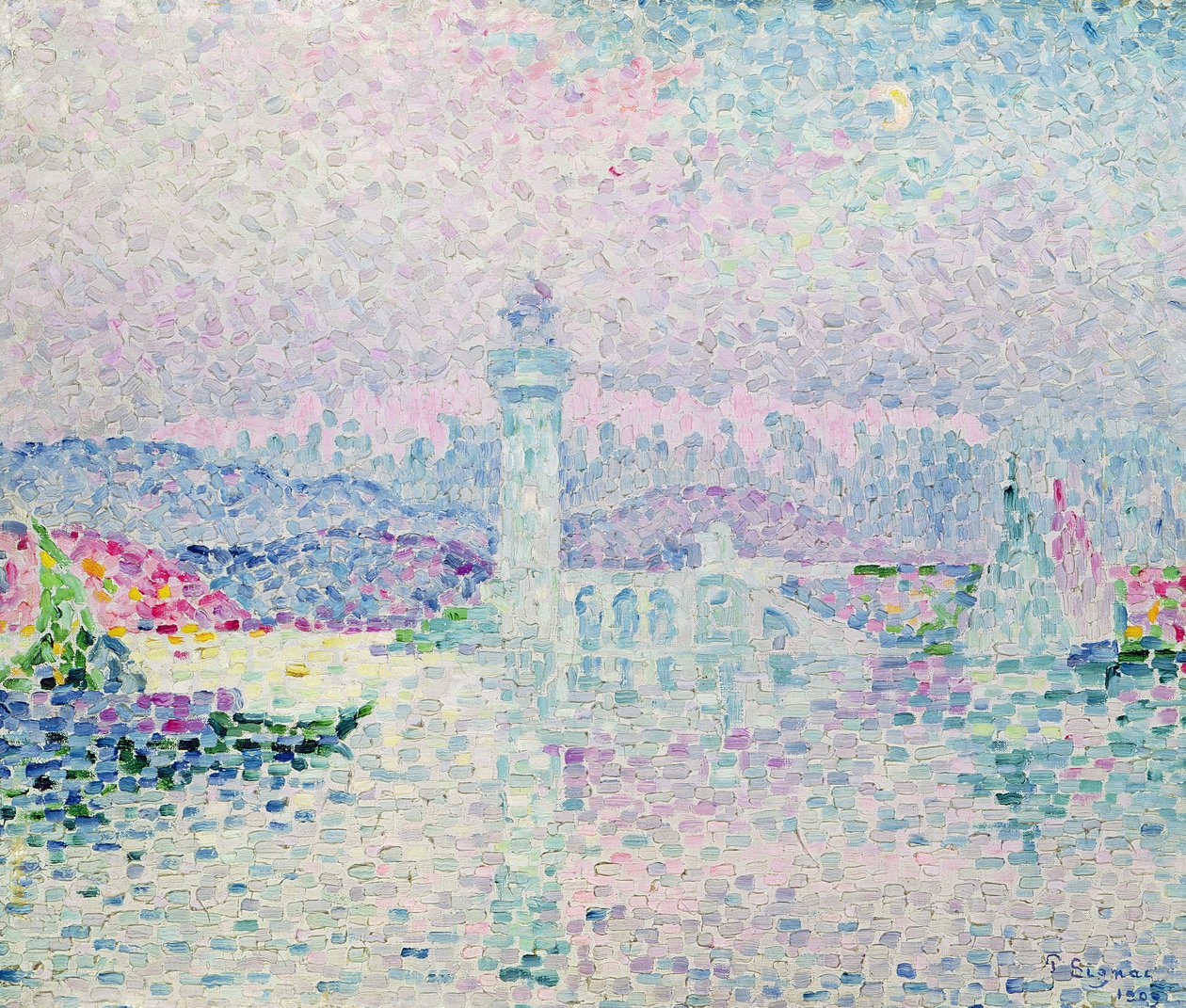 Az antibes-i világítótorony, 1909 alkotó: Paul Signac