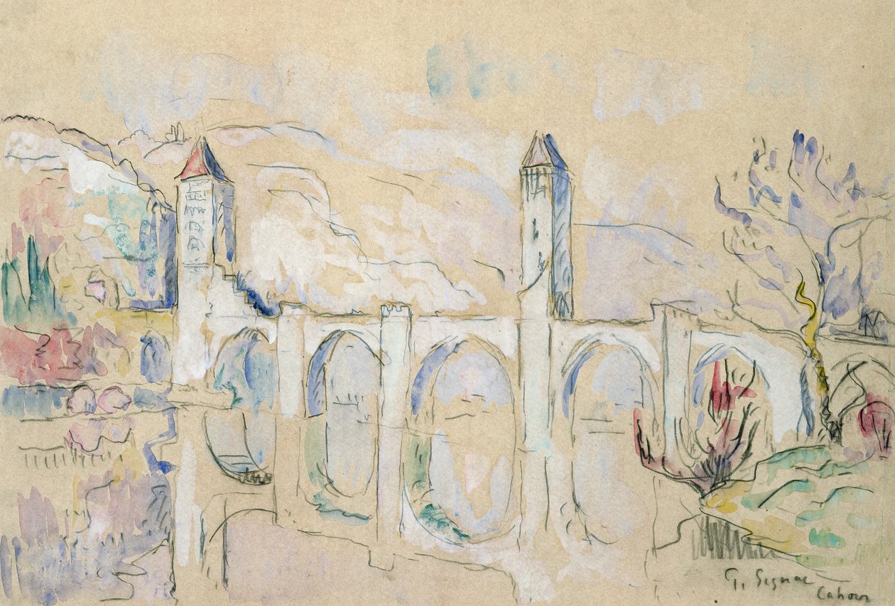 A Pont Valentre, Cahors alkotó: Paul Signac