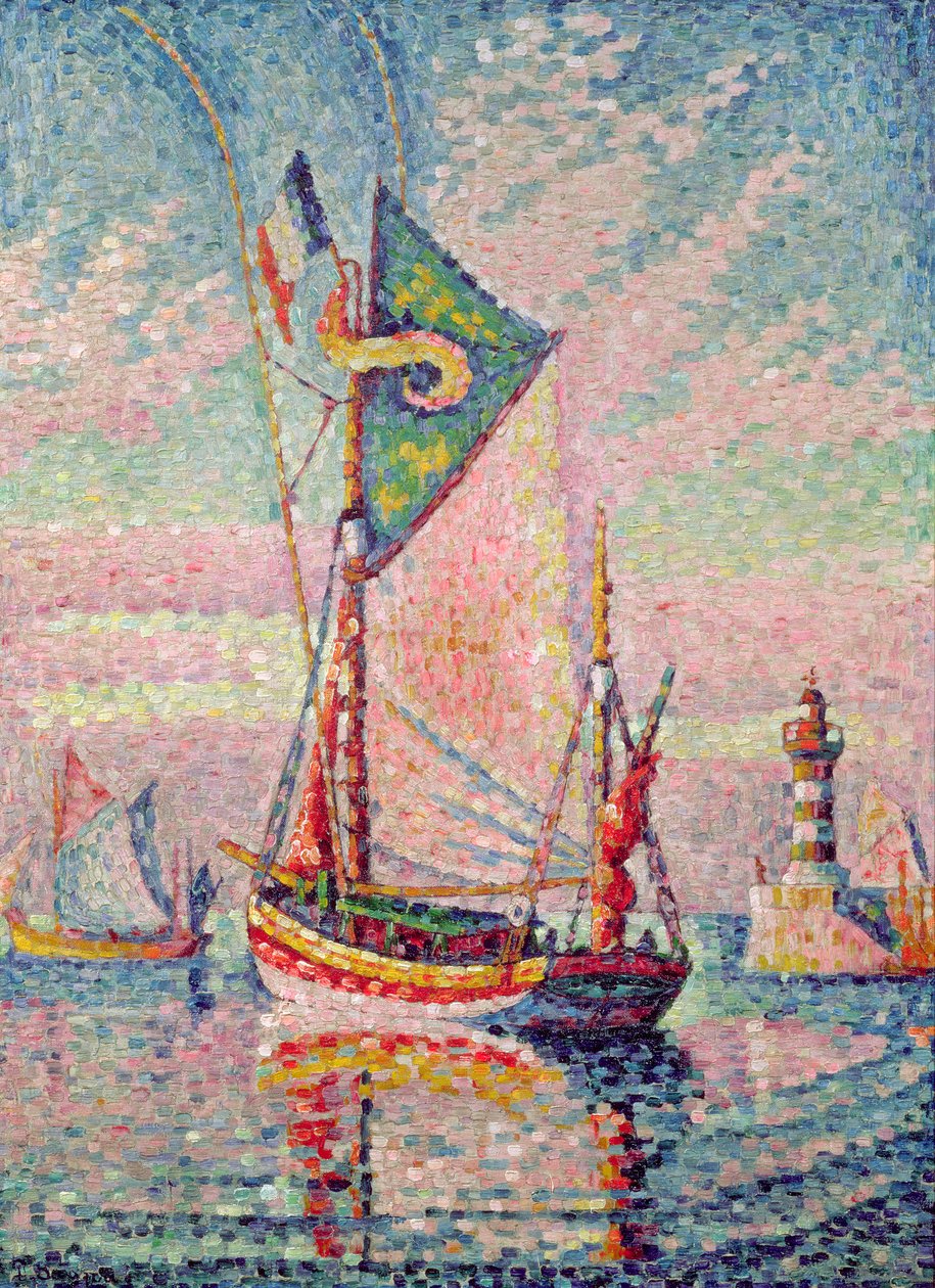A concarneau-i kikötő alkotó: Paul Signac
