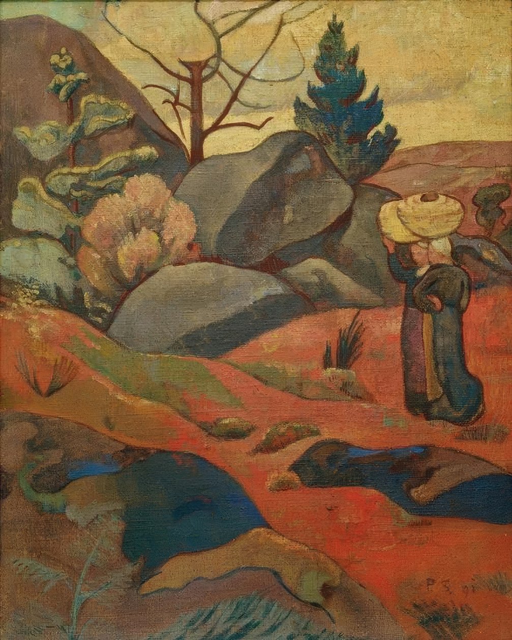 A Huelgoat sziklái alkotó: Paul Sérusier