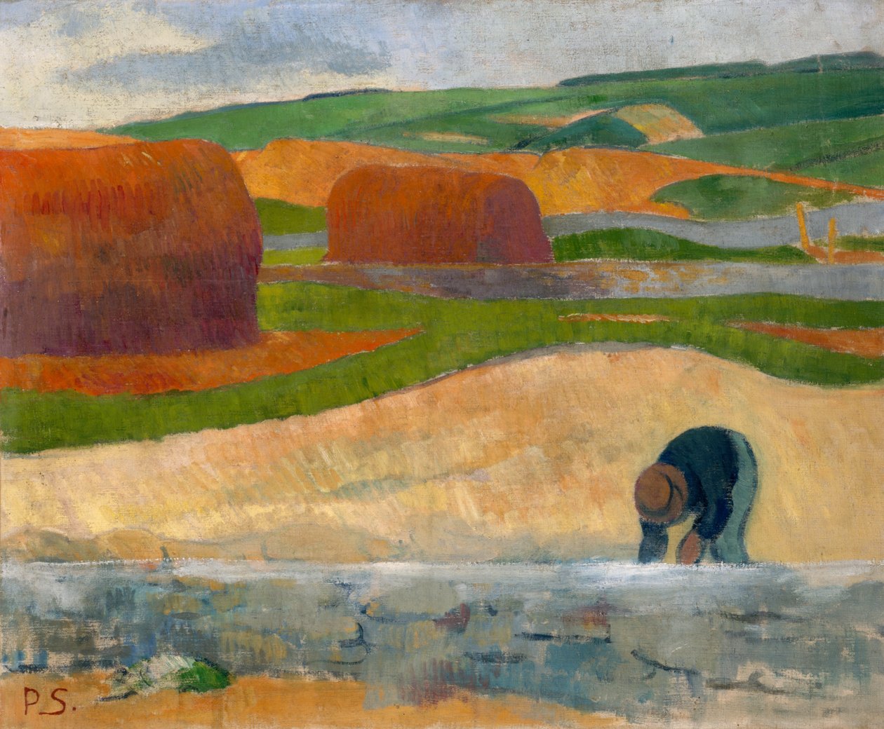 Hínárgyűjtő alkotó: Paul Sérusier