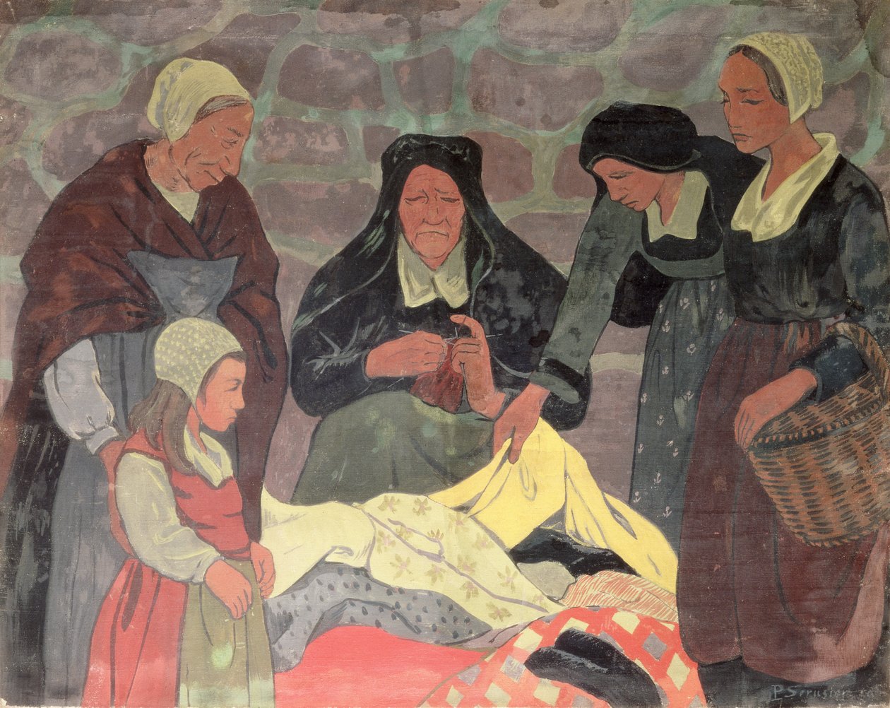 A szövet eladó, 1898 körül alkotó: Paul Sérusier