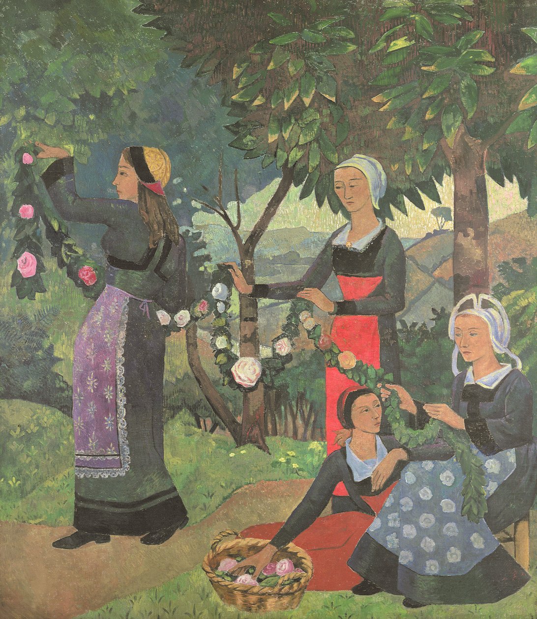 A rózsák füzére, 1898 körül alkotó: Paul Sérusier