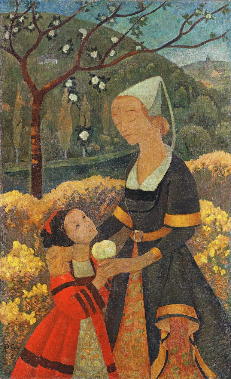 Kerbrau hölgye, 1918 alkotó: Paul Sérusier