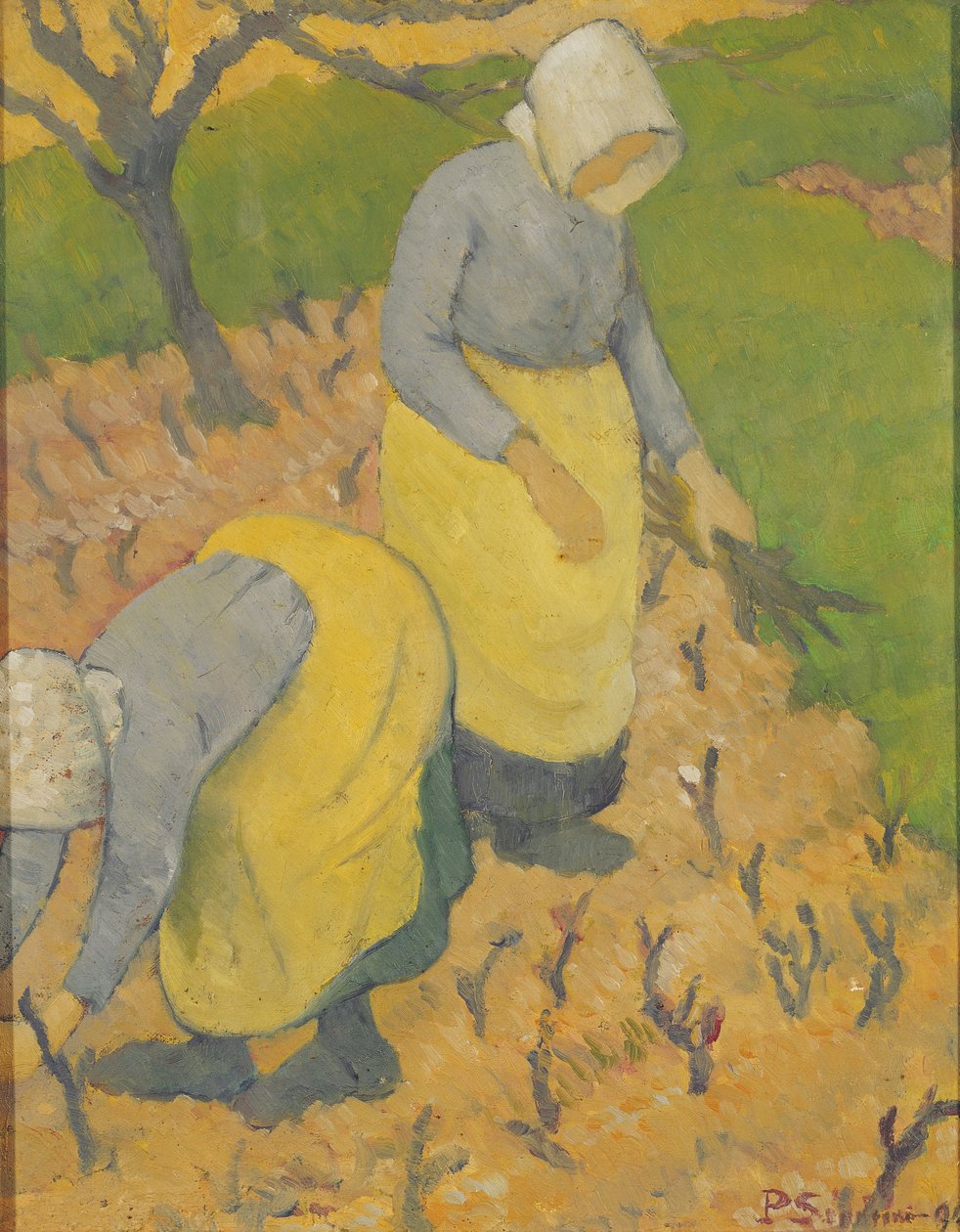 Nők a szőlőben, 1890 alkotó: Paul Sérusier