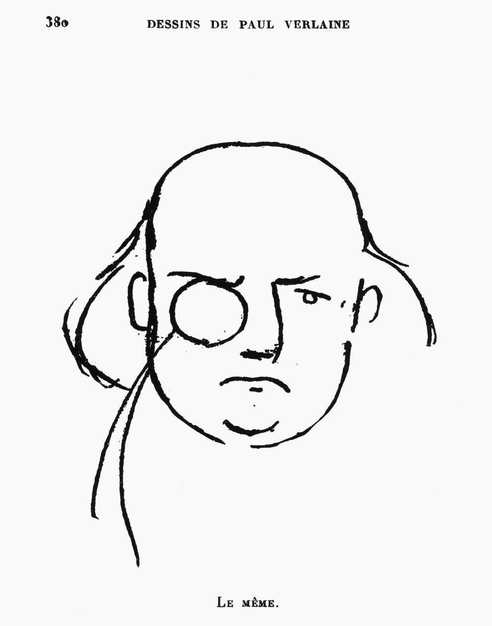 Charles Leconte de Lisle portréja alkotó: Paul Verlaine