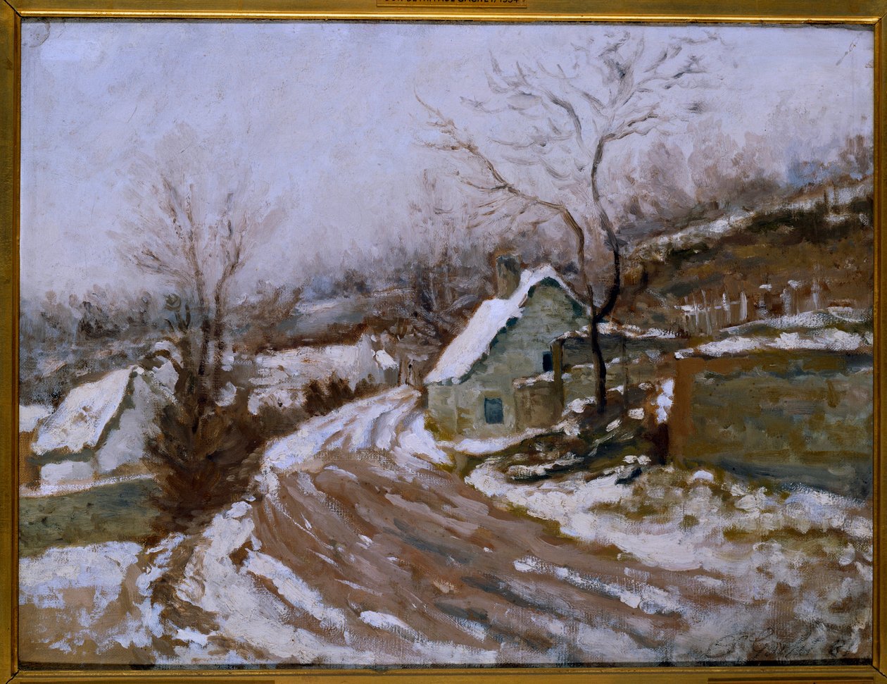 A régi út Auvers-sur-Oise-ban (Auvers sur Oise) Paul Van Ryssel (1826-1909) festménye 1881 V. 0,4x0,54 m Párizs, Orsay Múzeum alkotó: Paul  Gachet