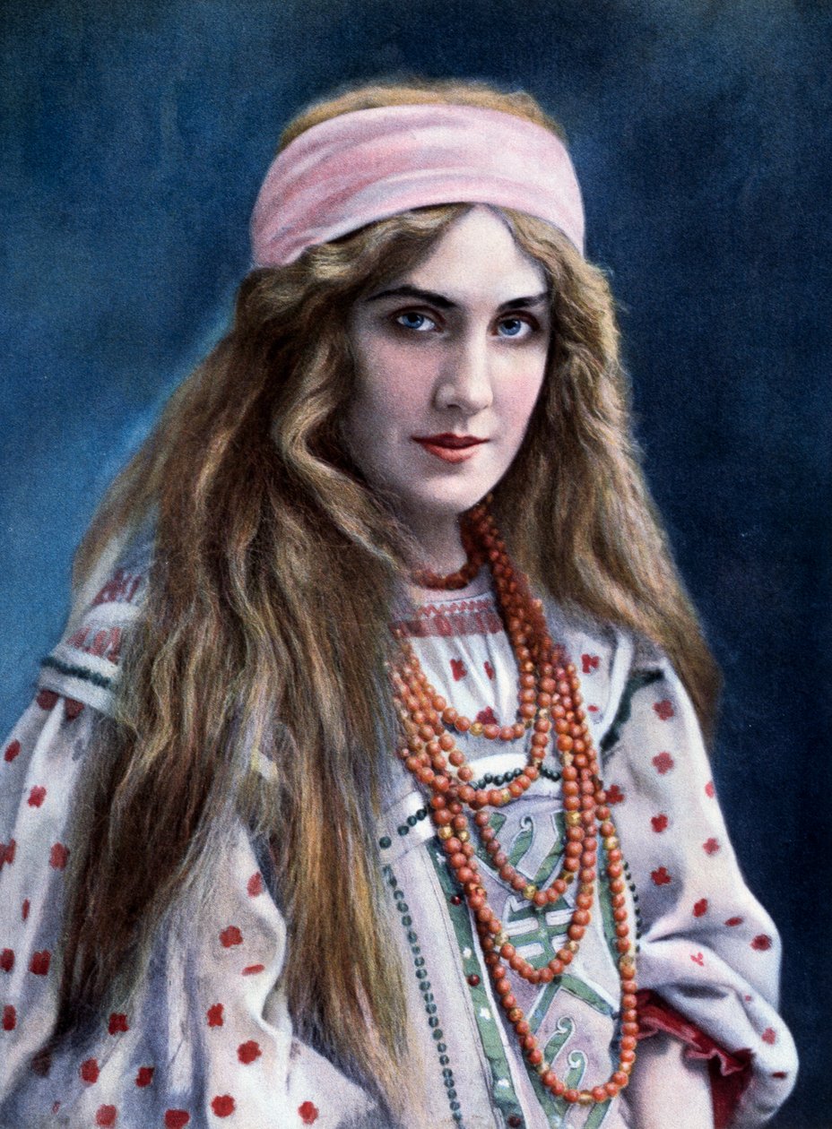 Marguerite Carre (1880-1947) Snegourotchka szerepében, a Snow Maidenben, Nyikolaj Rimszkij-Korszakov (1844-1908) alkotó: Paul (after) Nadar