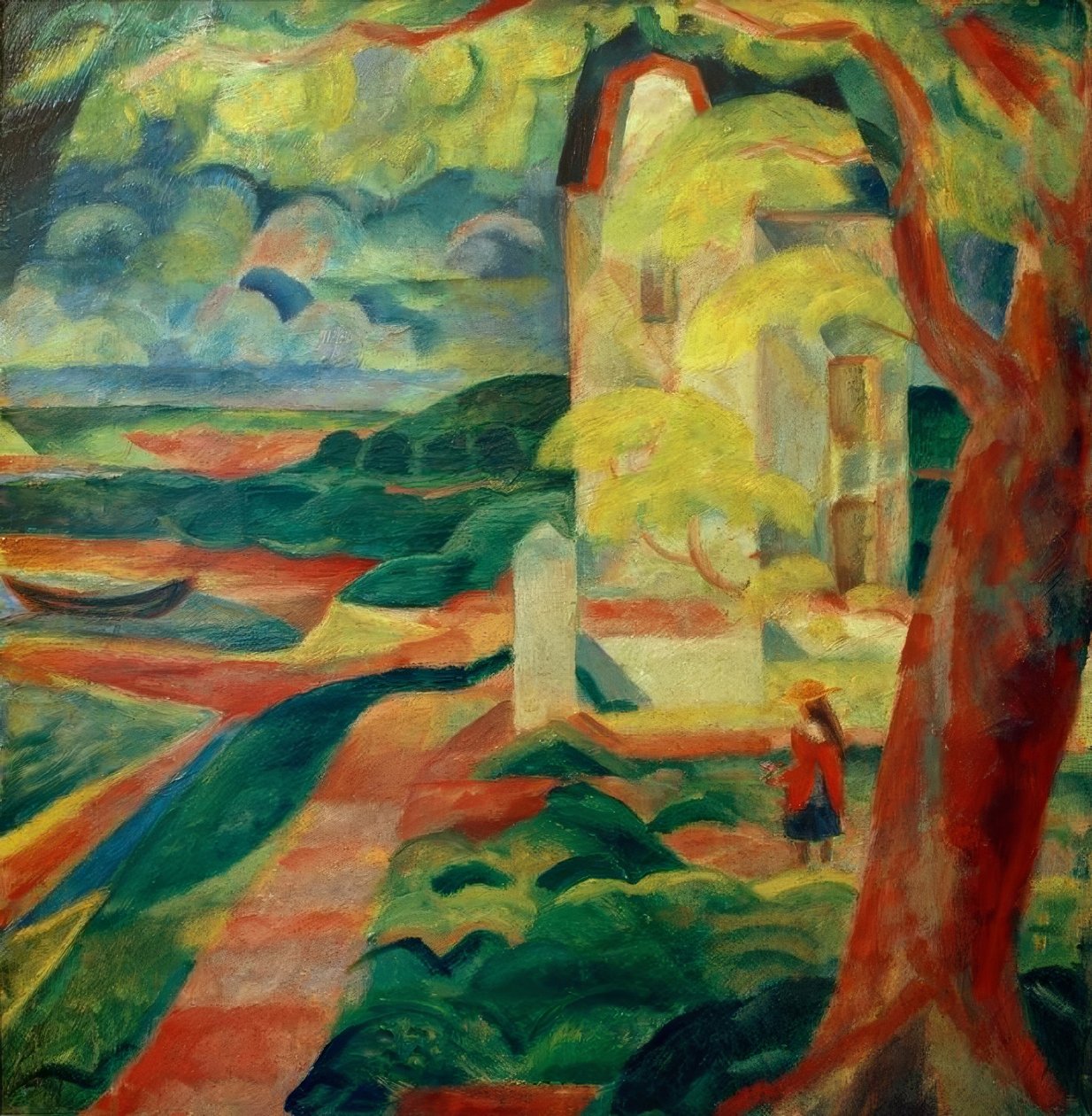 A ház a vízen alkotó: Paul Adolf Seehaus