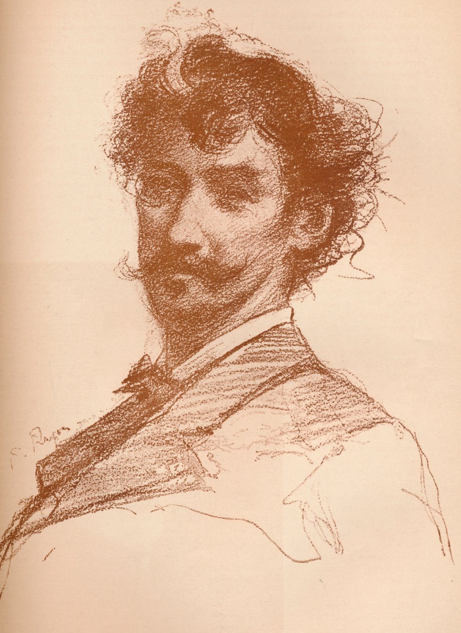 Whistler portréja, 1880 1903-1904. alkotó: Paul Adolphe Rajon
