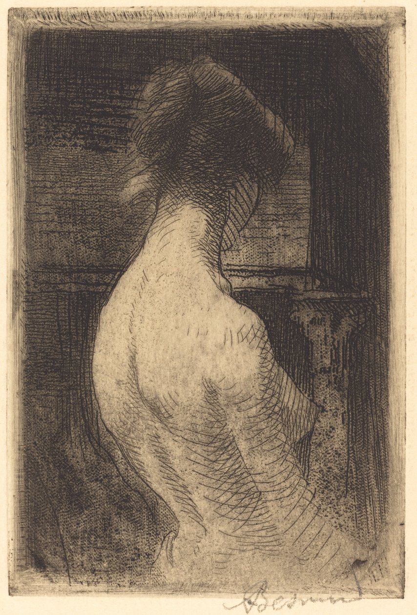 Egy nő háta Dos de Femme, 1889. alkotó: Paul Albert Besnard