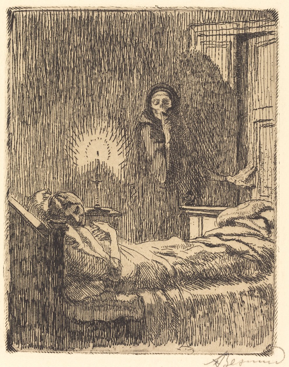 Discreet Discreet, 1900. alkotó: Paul Albert Besnard