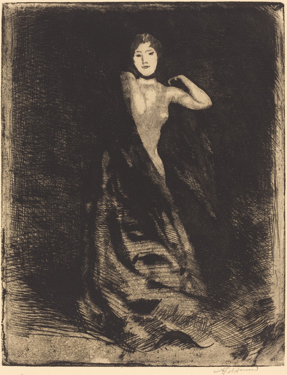 The Woman frontispiece, c. 1886. alkotó: Paul Albert Besnard