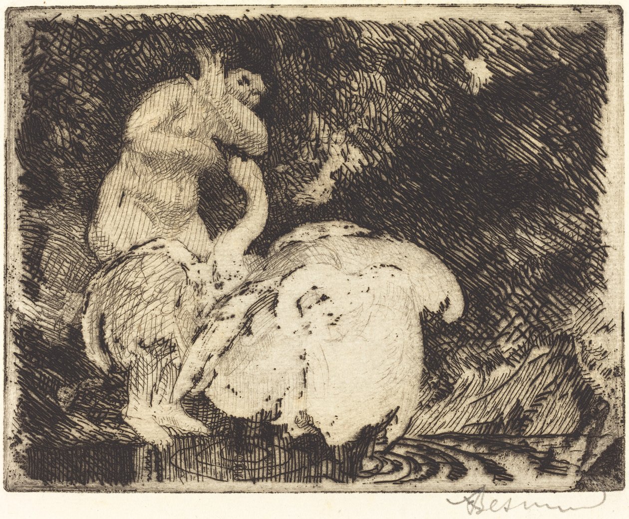 Léda fürdő Leda fürdő, 1913. alkotó: Paul Albert Besnard