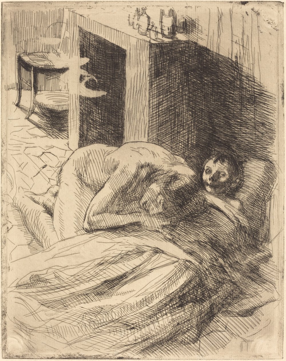 Nyomor nyomorúság, c. 1886. alkotó: Paul Albert Besnard