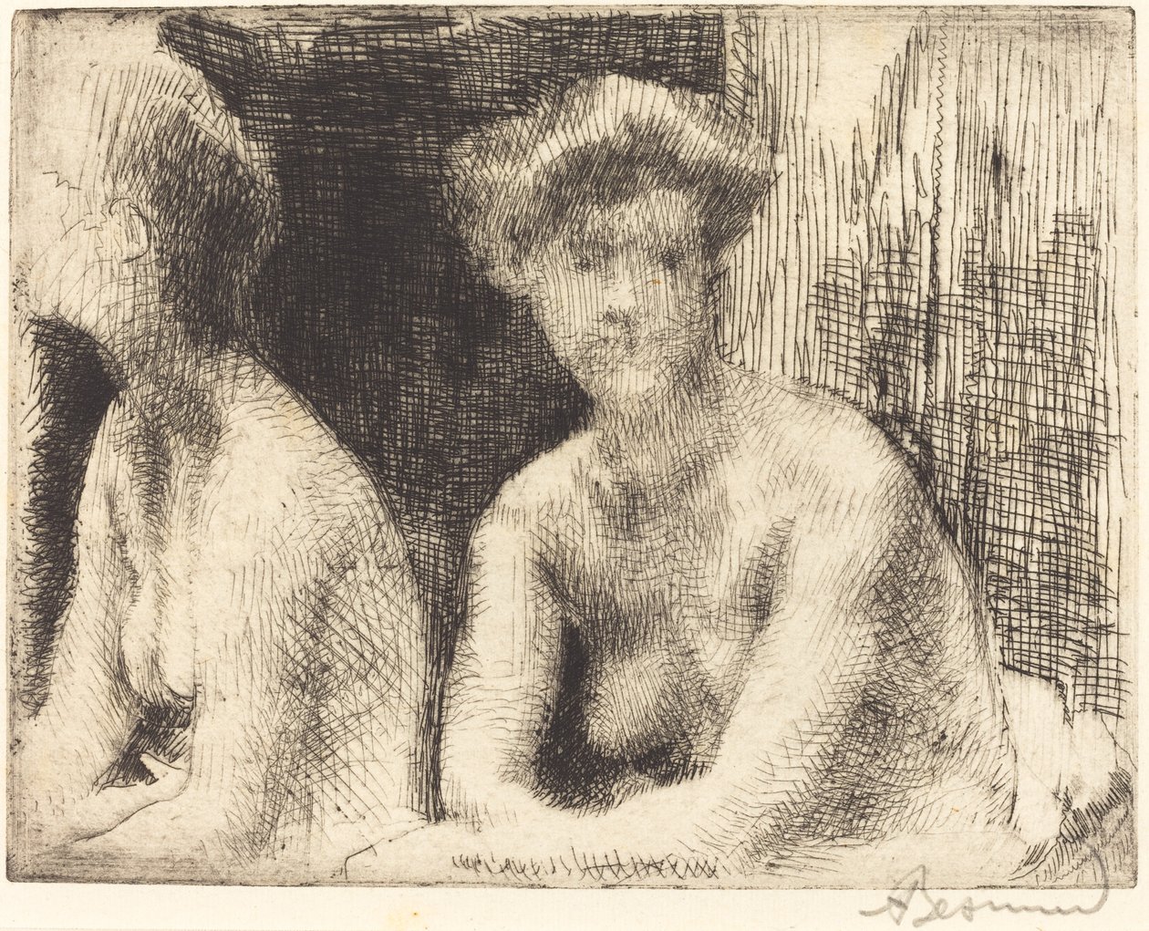 Meztelen nő szemüveggel alkotó: Paul Albert Besnard