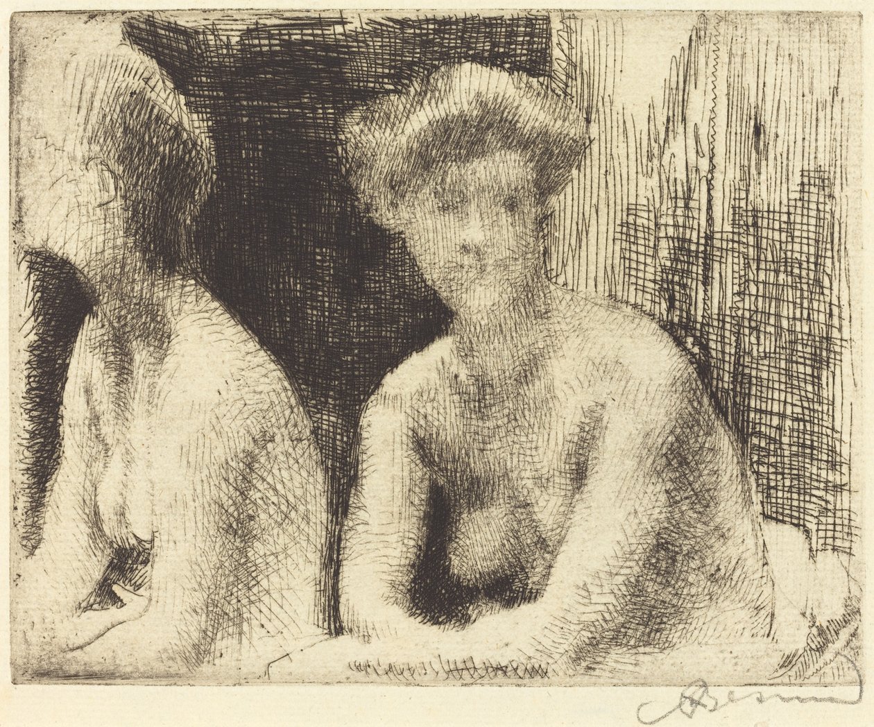Meztelen nő szemüveggel alkotó: Paul Albert Besnard