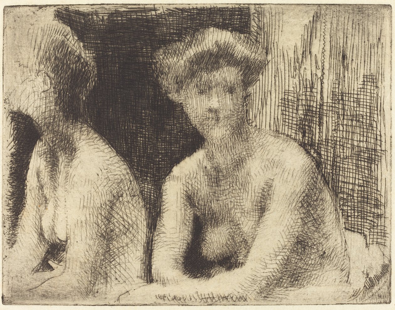 Meztelen nő szemüveggel alkotó: Paul Albert Besnard