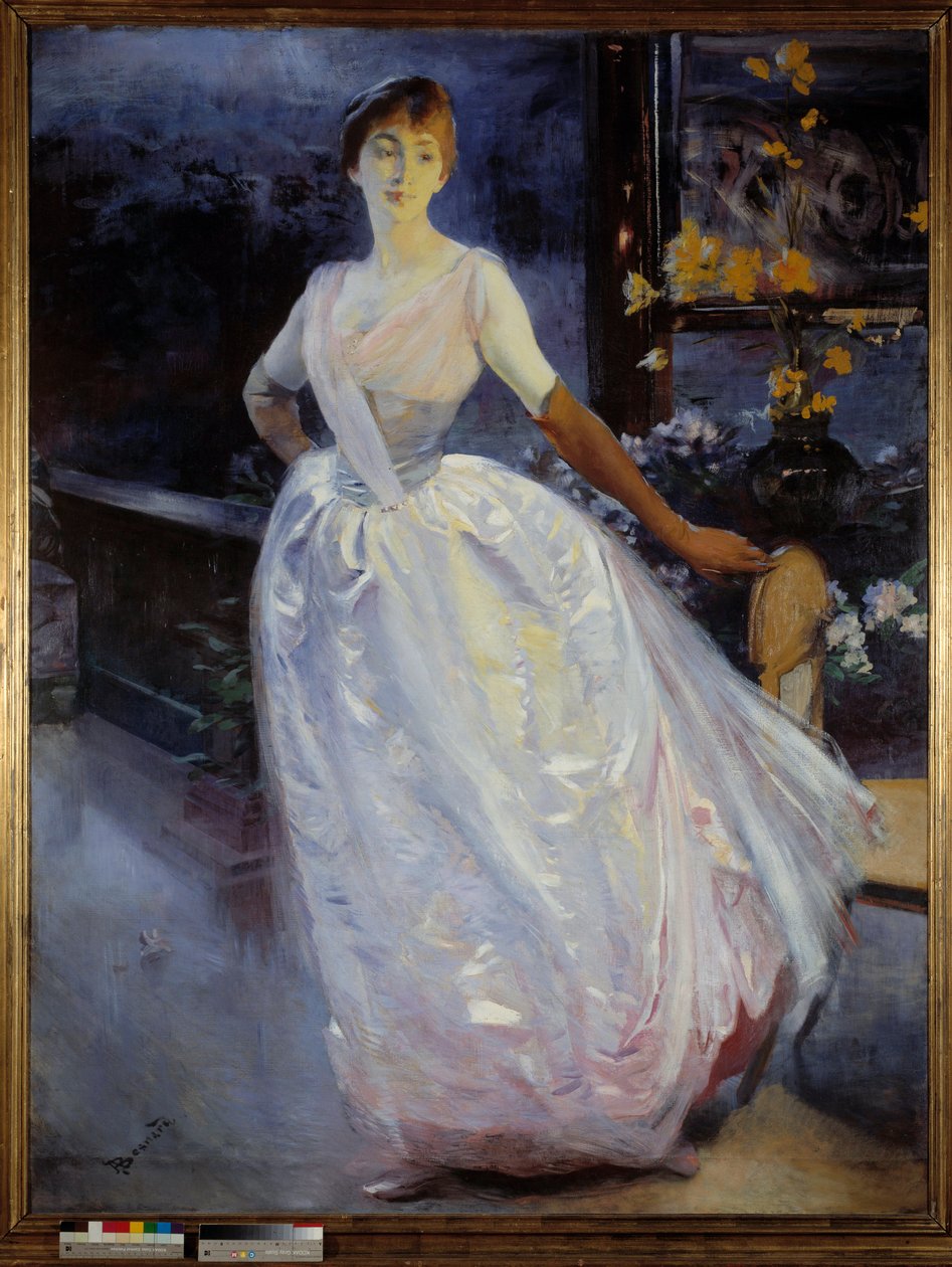 Madame Roger Jourdain, a festő feleségének portréja. Paul Albert Besnard festménye (1849-1934) alkotó: Paul Albert Besnard