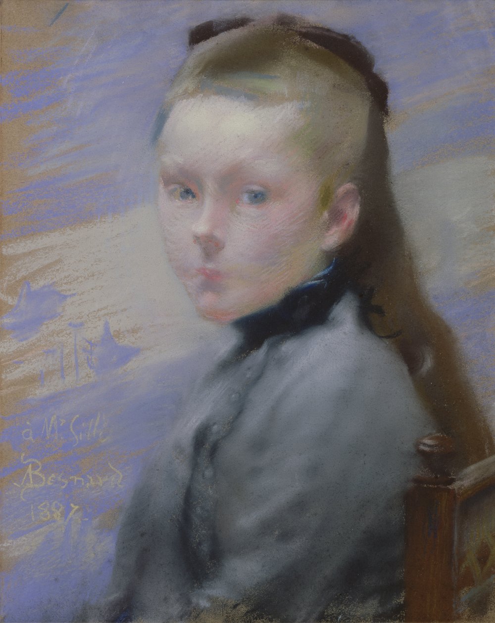 A művész lányának portréja alkotó: Paul Albert Besnard