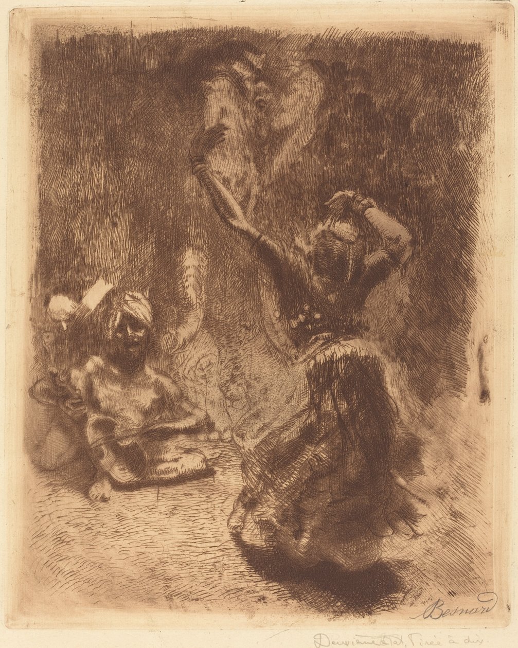 Tanjore táncosa La bayadère de Tanjore, 1914. alkotó: Paul Albert Besnard